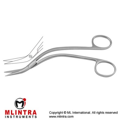 DeBakey Offset Scissor S Shaped Stainless Steel, 15.5 cm - 6" DeBakey Offset Scissor S Shaped Stainless Steel, 15.5 cm - 6"